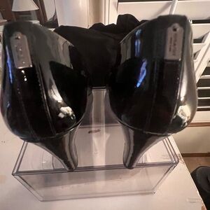 Elegant Black Wedge Shoes